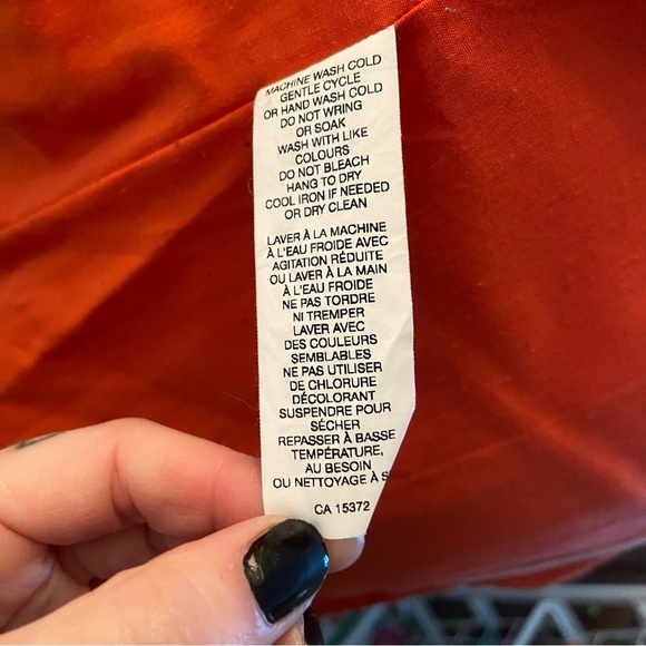 Joe Freshwomen’s orange single breasted trench coat in size large - Picture 9 of 10